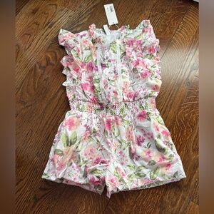 Janie and Jack floral romper